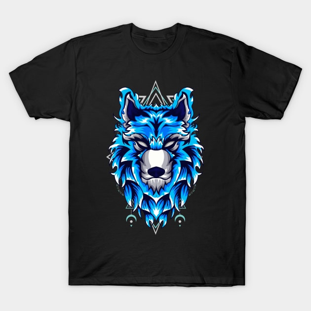 wolf snow T-Shirt by SHINIGAMII